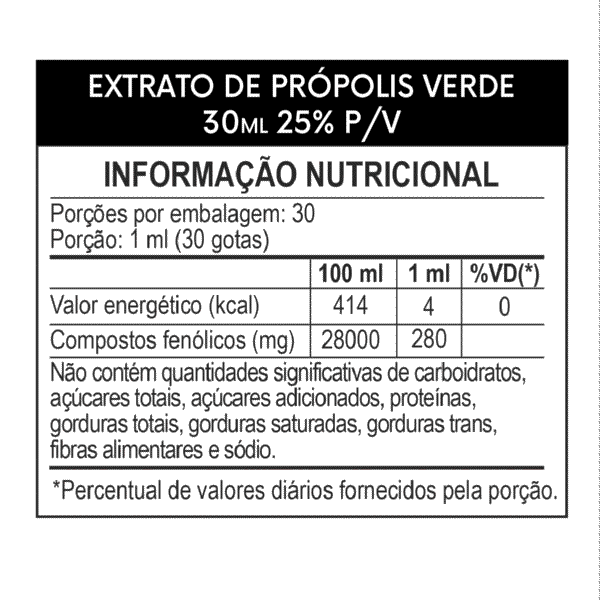 Extrato de Própolis Verde 30ml 25% p/v - Imagem 3
