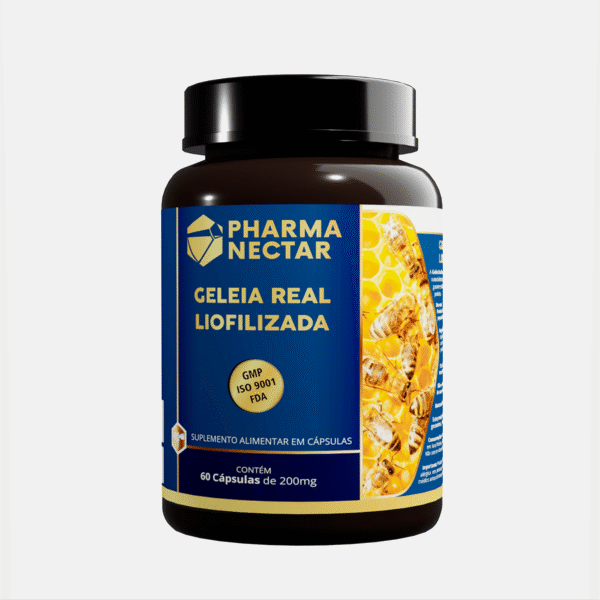 Geleia Real Liofilizada 60 cápsulas 200mg