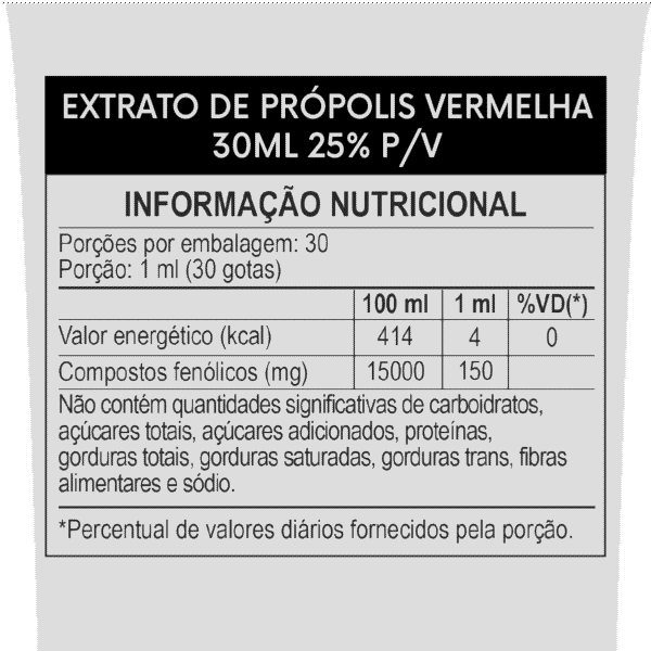 Extrato de Própolis Vermelha 30ml 25% p/v - Imagem 2